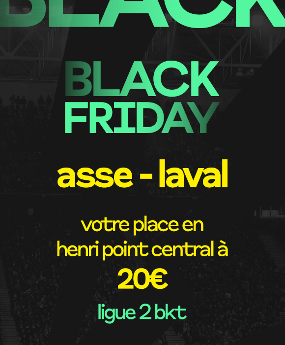 <p><span class="ql-size-large">Venez encourager les Verts à </span><strong class="ql-size-large">tarif réduit en Henri-Point Balcon Centrale pour la rencontre ASSE-LAVAL</strong></p>