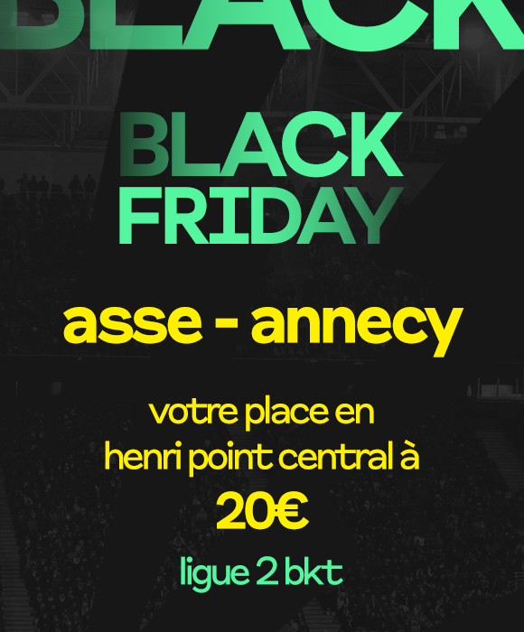 <p><span class="ql-size-large">Venez encourager les Verts à </span><strong class="ql-size-large">tarif réduit en Henri-Point Balcon Centrale pour la rencontre ASSE-ANNECY</strong></p>